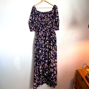 Smocked Maxi dress from Ann Taylor